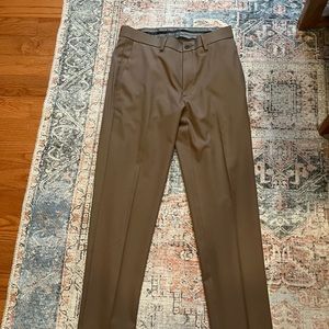 Brown haggar mens dress pants
